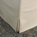 Deluxe Slipcover Upholstered Ottoman by Decor Steals