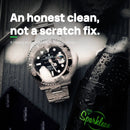 SparkBrush™ by Sparklean® — Soft-Bristle Watch & Jewelry Cleaner + Microfiber Cloth by Sparklean