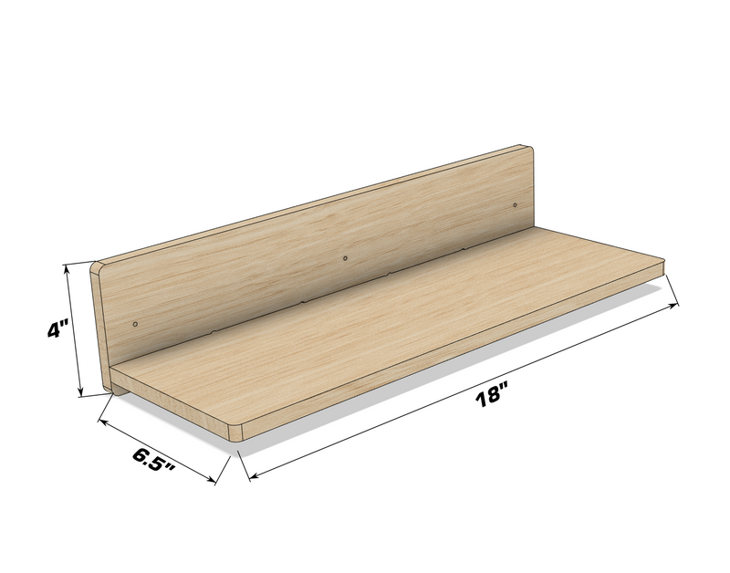 DEZIRAE- Smart Gym Organizer for Tonal, dimensions drawing