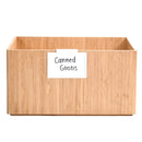 Bamboo Small Storage Box 9 x 12 x 6 by MobilevisionUS