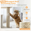 Small Cat Tree with Large Padded Plush Perch for Indoor Cats by LJGDeals