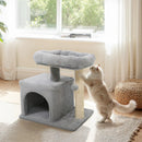 Small Cat Tree with Large Padded Plush Perch for Indoor Cats by LJGDeals