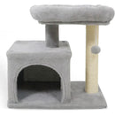 Small Cat Tree with Large Padded Plush Perch for Indoor Cats by LJGDeals
