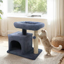 Small Cat Tree with Large Padded Plush Perch for Indoor Cats by LJGDeals