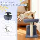 Small Cat Tree with Large Padded Plush Perch for Indoor Cats by LJGDeals