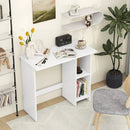 Small Computer Desk with Storage and Adjustable Shelf by LJGDeals