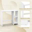 Small Computer Desk with Storage and Adjustable Shelf by LJGDeals