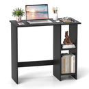 Small Computer Desk with Storage and Adjustable Shelf by LJGDeals