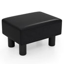 Small PU Leather Rectangular Seat Ottoman Footstool by DirectDeals