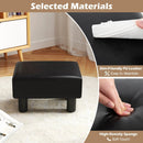 Small PU Leather Rectangular Seat Ottoman Footstool by LJGDeals