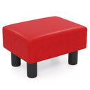 Small PU Leather Rectangular Seat Ottoman Footstool by LJGDeals
