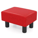 Small PU Leather Rectangular Seat Ottoman Footstool by LJGDeals
