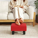 Small PU Leather Rectangular Seat Ottoman Footstool by LJGDeals