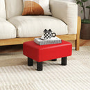 Small PU Leather Rectangular Seat Ottoman Footstool by LJGDeals