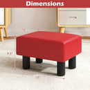 Small PU Leather Rectangular Seat Ottoman Footstool by LJGDeals