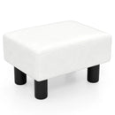 Small PU Leather Rectangular Seat Ottoman Footstool by DirectDeals