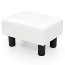 Small PU Leather Rectangular Seat Ottoman Footstool by DirectDeals