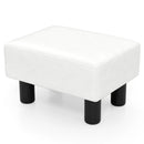 Small PU Leather Rectangular Seat Ottoman Footstool by LJGDeals