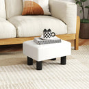 Small PU Leather Rectangular Seat Ottoman Footstool by LJGDeals