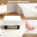 Small PU Leather Rectangular Seat Ottoman Footstool by LJGDeals