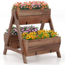Vertical Raised Garden bed with 3 Wooden Planter Boxes by LJGDeals
