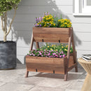Vertical Raised Garden bed with 3 Wooden Planter Boxes by LJGDeals