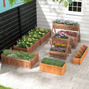 Vertical Raised Garden bed with 3 Wooden Planter Boxes by LJGDeals