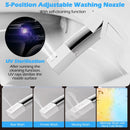 Elongated Smart Bidet Toilet Heated Seat Sensor Auto-White by LJGDeals