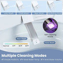 Smart Toilet with Built-in Bidet ADA Height with Auto Flush and Heated Seat and Remote-White by LJGDeals