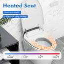One-Piece Elongated Smart Toilet Bidet 1.28 GPF Dual-flush by LJGDeals
