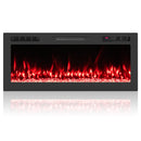 Smart WiFi Electric Fireplace Wall Mounted & Recessed 750W/1500W Heater