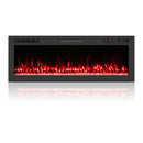 Smart WiFi Electric Fireplace Wall Mounted & Recessed 750W/1500W Heater