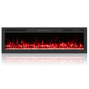 Smart WiFi Electric Fireplace Wall Mounted & Recessed 750W/1500W Heater by LJGDeals
