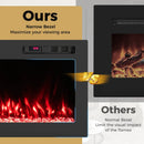 Smart WiFi Electric Fireplace Wall Mounted & Recessed 750W/1500W Heater by LJGDeals