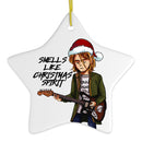 Smells Like Christmas Spirit Rock and Roll Ornament