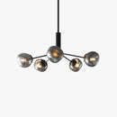Smoked Glass Chandelier
