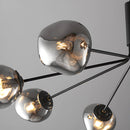 Smoked Glass Chandelier
