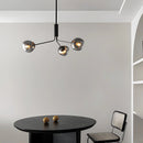 Smoked Glass Chandelier