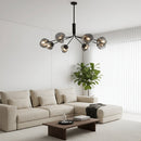 Smoked Glass Chandelier
