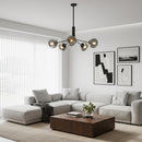 Smoked Glass Chandelier