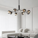 Smoked Glass Chandelier