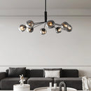 Smoked Glass Chandelier