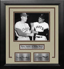 Duke Snider and Willie Mays 8x10 Framed New York Baseball Photo with Engraved Autographs by Dynasty Sports & Framing
