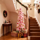 Snow Flocked 7 FT Artificial Pink Xmas Tree with 635 Branch Tips by LJGDeals