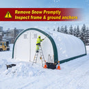 W20'xL42'xH12' Single Truss Arch Storage Shelter