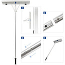 5-20 Feet Extendable Aluminum Snow Roof Rake with Wheels Handle by LJGDeals