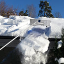 5-20 Feet Extendable Aluminum Snow Roof Rake with Wheels Handle by LJGDeals