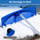 Snow Roof Rake with 24 Inch Wide Blade and Wheels by LJGDeals