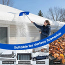 Snow Roof Rake with 24 Inch Wide Blade and Wheels by LJGDeals