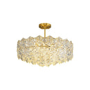 Snowflake Diamond Glass Chandelier